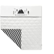 Image of Ickle Bubba Mono Mountains Cot Quilt