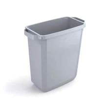 Image of Durable Durabin Bin Rectangular 60 Litre 282x590x600mm Grey 1800496050