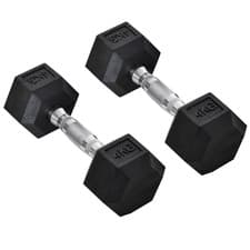 Image of Hexagonal Dumbbells 2x4kg | Weight Lifting Exercise | Home Fitness