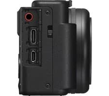 Image of SONY ZV-1F High Performance Compact Vlogging Camera - Black