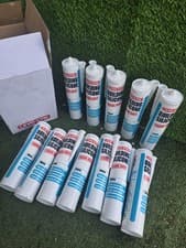 Image of 12x280ml Evo-Stik Silicone Sealant White