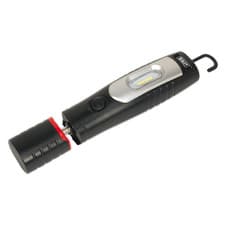 Image of Sealey LED3602 Rechargeable 360° Inspection Light 4W & 3W SMD LED - Black