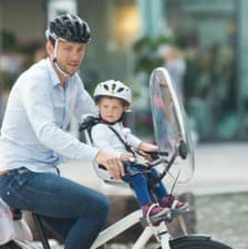 Image of Hamax Observer Front Fitting Child Baby Toddlers Blue Bike Seat 9 Months +