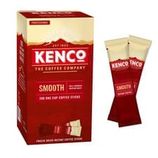 Image of 800 x Kenco Smooth Instant Coffee Sachets (4 boxes of 200 x 1.8g Sticks)
