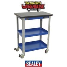 Image of Sealey API2103 Premier Industrial™ 3-Level Workshop Trolley