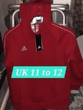 Image of Hoddie Adidas New with Tags Kids,colours Red Size 11-12 Years Old .