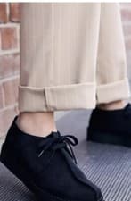 Image of Clarks Desert Trek Ladies Black Suede Leather Shoes UK Size 4 D / Eu 37