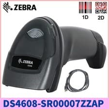 Image of Zebra DS4608-SR00007ZZAP 1D 2D Barcode Scanner Handheld USB Barcode Reader