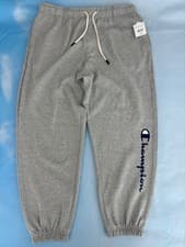 Image of CHAMPION Mens Lounge Joggers Sweatpants Gray Size Large