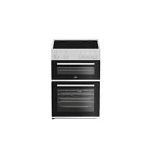 Image of Beko FDC6701W White Electric Cooker Double Oven Ceramic Hob COLLECT