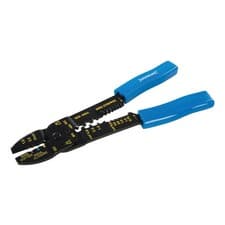 Image of Silverline 230mm Crimping & Stripping Pliers Crimper Electrical - PL52