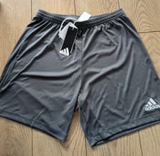 Image of Men's Grey Adidas Aeroready Shorts. Internal Toe Waist. No Pockets - NWT