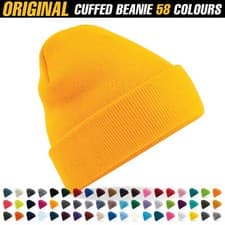 Image of Cuffed Beanie Hat Double Layer Heavy Knit Winter Hat Mens Womens