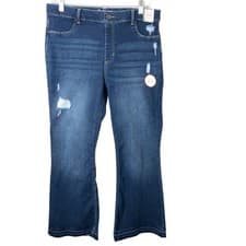 Image of Wonder Nation NWT Girls' Distressed Released Hem Flare Leg Jeggings XL (14-16)