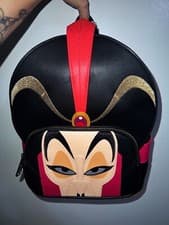 Image of Loungefly Aladdin Jafar Cosplay Mini Backpack NWT