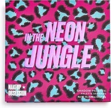 Image of 2 X Makeup Obsession London, Neon Jungle, Eyeshadow Palette, 16 Shades, 20.8g