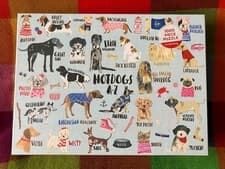 Image of HOTDOGS A-Z JIGSAW PUZZLE by MUDPUPPY - 1000 PIECES - BRAND NEW!