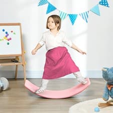 Image of Kids Wobble Board Stepping Stone, Montessori-Inspired Toy for 3-6 Years