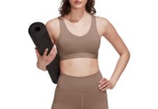 Image of Adidas Womens Sports Bra Beige XS Coreflow Luxe Medium-Support HI3458