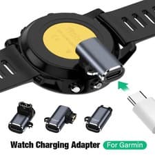 Image of 90 Degree USB Charger Adapter IOS Female to Male Converter For Garmin Smartwatch