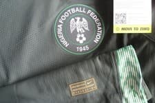 Image of Nigeria Nike 2020 2021 ADV Player Issue Grey Away Shirt Top Jersey L BNWT