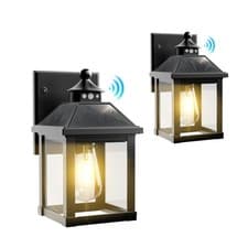 Image of COLBOR Solar Wall Lantern Light Outdoor Security Lights with Motion Sensor