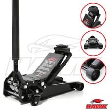Image of HAWK 3 TONNE HYDRAULIC TROLLEY JACK LOW PROFILE GARAGE LIFT HEAVY DUTY LIFTER