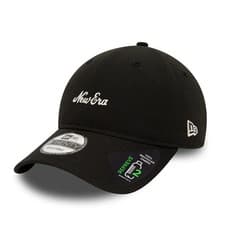 Image of New Era 9TWENTY Repreve Baseball Cap - NE Heritage Script - Black