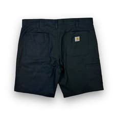 Image of Carhartt Logo Black Shorts 42