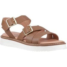 Image of Hush Puppies Cady Leather Women's Tan Sandals