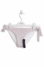 Image of Jack Wills Tie Side Bikini Bottoms Size 10 BNWT Striped Swimwear