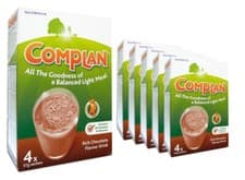 Image of Complan Rich Chocolate Flavour Drink, 4 x 55g Sachets - Pack of 6