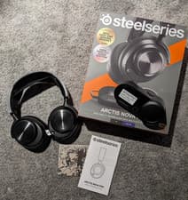 Image of SteelSeries Arctis Nova Pro Over the Ear Gaming Headset - Black - PC / PS5