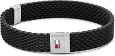 Image of Tommy Hilfiger Jewelry Men's Silicone Bracelet with the Iconic Flag - 2790240S