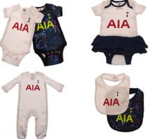 Image of Tottenham Hotspur FC Baby Clothes 2021/22 Sleepsuit Bodysuit Playsuit Boys Girl