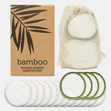 Image of Eco Friendly Washable Make Up Remover Pads, Pack of 16 with Laundry Bag