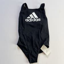 Image of Adidas Kids Black Full Body Swimsuit 7-8 YRS NWT