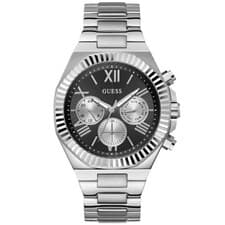 Image of Guess GW0703G1 Men Chronograph Silver Black Watch