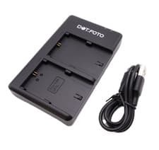 Image of LP-EL Dual USB Battery Charger for Canon Speedlite EL-1 EL-5 flashgun