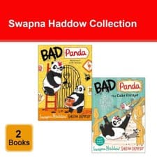 Image of Bad Panda Swapna Haddow Collection 2 Books Set Bad Panda The Cake Escape