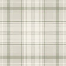 Image of Kirkham Tartan Check Wallpaper Navy Orange Neutral Green Feature Wall Lounge
