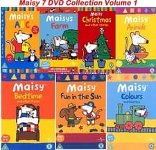 Image of Maisy 7 DVD Collection Volume 1 Kids Children's Full of Fun Brand New UK Series