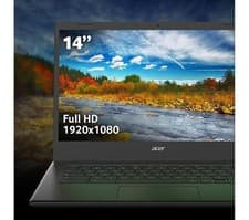 Image of ACER 314 14" Chromebook - Intel Celeron, 128 GB eMMC, Black - REFURB-B