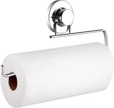Image of Kitchen Roll Holder with Suction Cup, No Drilling Wall Mounted Paper Towel Holde