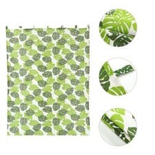 Image of Tropical Curtain Cotton Linen Blackout Curtain for Living Room
