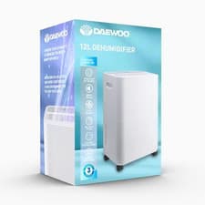 Image of Daewoo 12L Electric Dehumidifier Prevent Damp Mould Humidity Control Quiet Mode