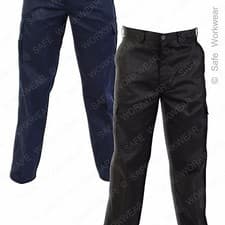 Image of Absolute Workwear Combat Cargo Trouser - Black - Navy All sizes
