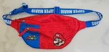 Image of Super Mario Belt Waist Bag Pack Red Retro Collector Vintage Video Games Nintendo