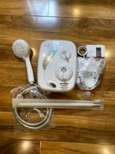 Image of Triton AS2000XT Thermostatic Power Shower White Bathroom Shower Unit