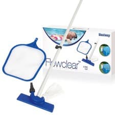 Image of BESTWAY HANDHELD CLEANING KIT 80" MAINTENANCE SWIMMING POOL WATER VACUUM SKIMMER